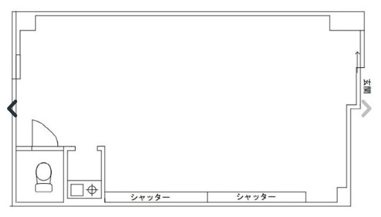 大津市梅林１丁目の事務所の間取り