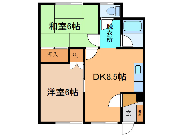 マルシンハイツの間取り