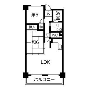 パルティール南が丘の間取り