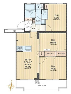 【間取り】 | 都民サンライズマンション