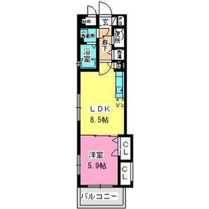 プレジオ荒江の間取り