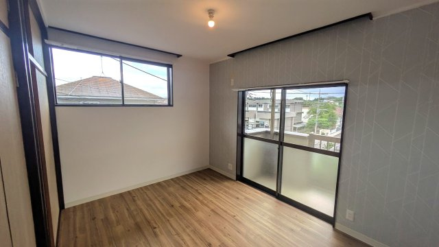 川口町ハウスの寝室