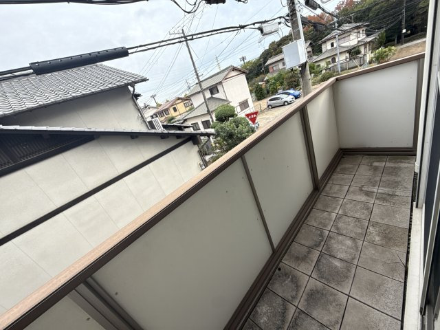 クラヴィエ花水木Ⅱのバルコニー