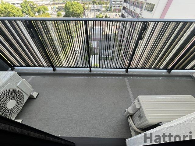 大阪市浪速区浪速東２丁目の賃貸マンションのバルコニー