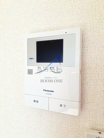 フィオーレのセキュリティ|モニター付きインターホンです。