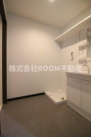 都原グランテラスの洗面所|広い洗面スペース