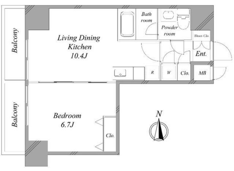 シュールフローレの間取り