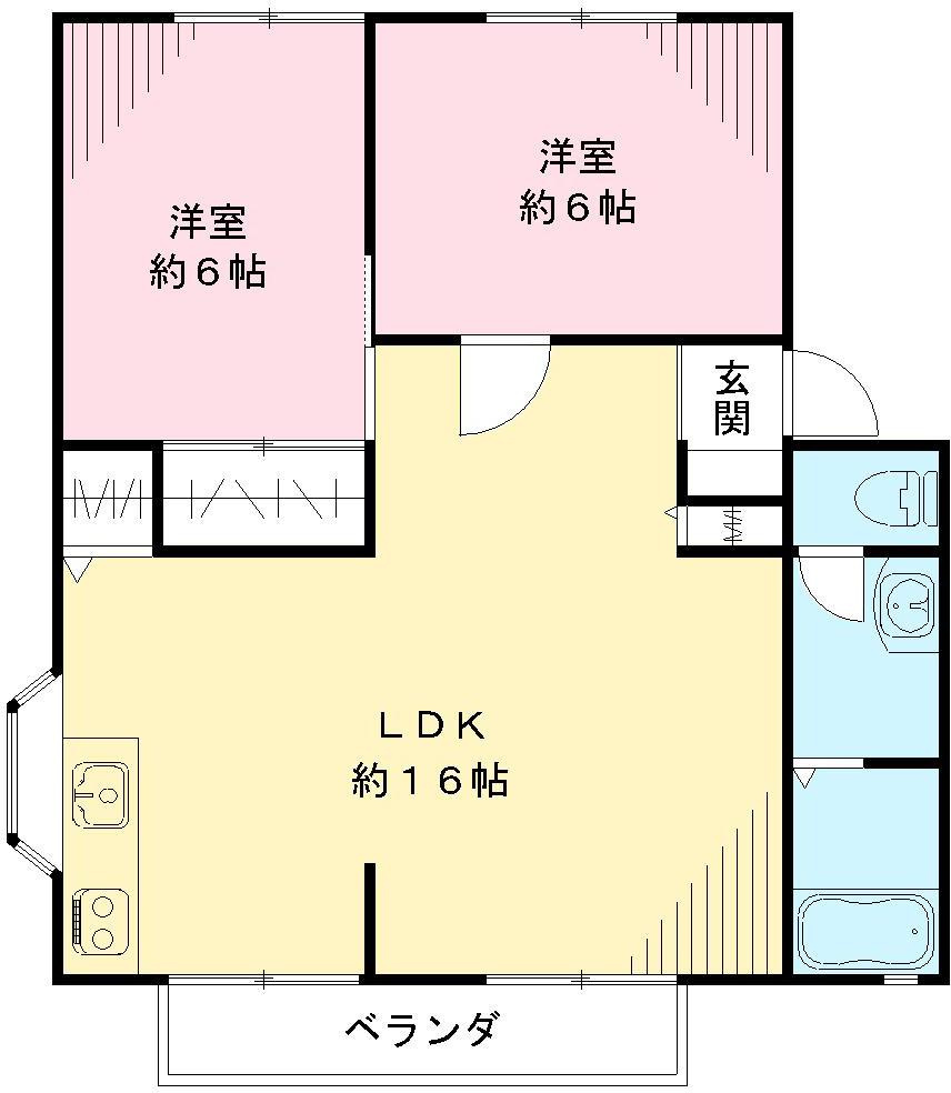 サンビレッジアヴェニューCの間取り