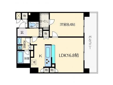 リーガルタワー船場の間取り|リーガルタワー船場　間取り