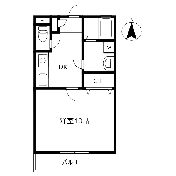 ファミール西町の間取り