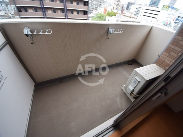 レジュールアッシュ天王寺のバルコニー|レジュールアッシュ天王寺　バルコニー