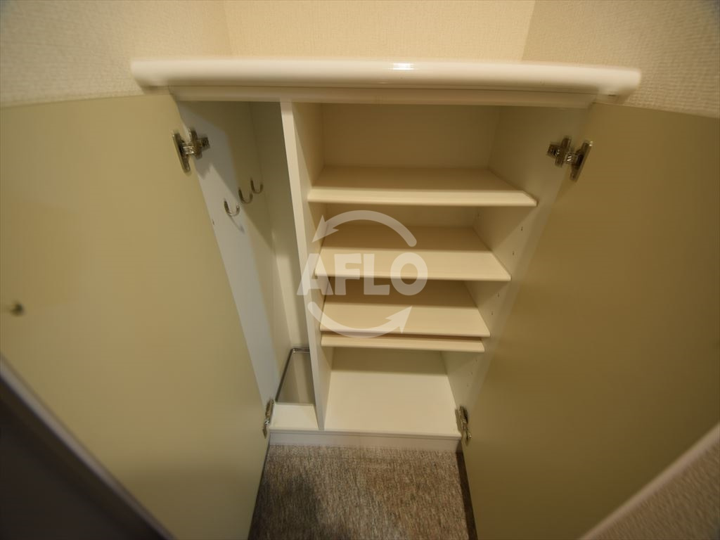 レジュールアッシュ天王寺の収納|レジュールアッシュ天王寺　シューズボックス