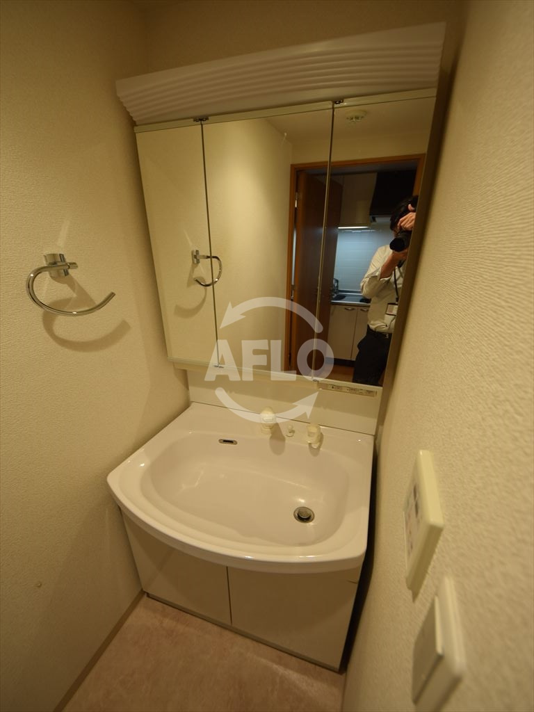 レジュールアッシュ天王寺の独立洗面台|レジュールアッシュ天王寺　独立洗面台