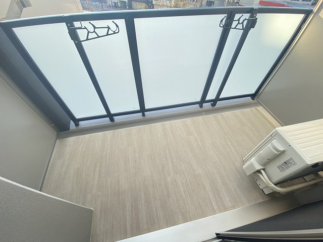 エスリード神戸大倉山ヒルズのバルコニー