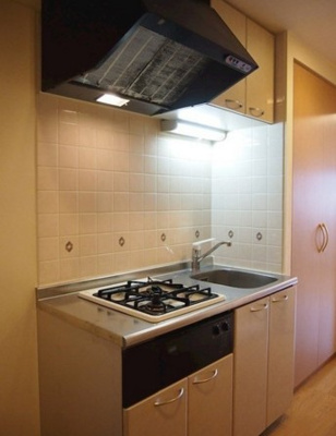 【キッチン】 | ルーブル野方弐番館 | 2口ガスシステムキッチン。