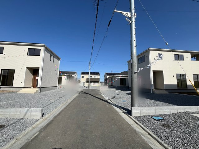 【前面道路含む現地写真】 | 上里町嘉美第4   クレイドルガーデン　新築戸建　全8棟　6号棟