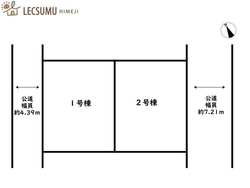 姫路市庄田／新築戸建の区画図