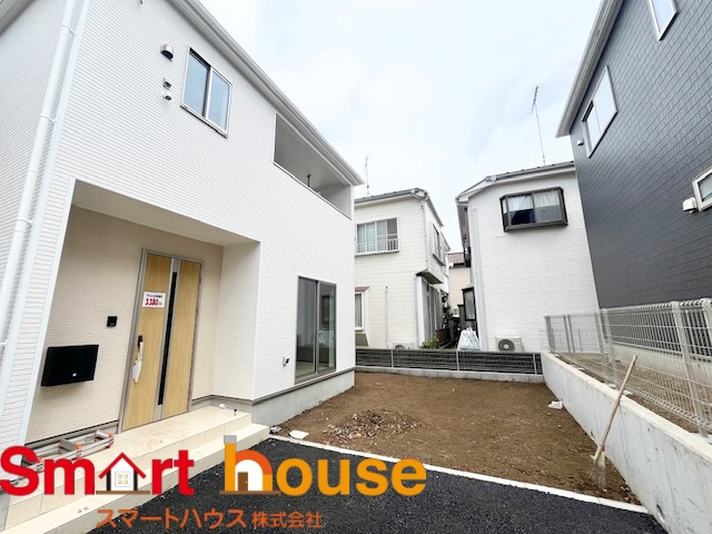 相模原市緑区町屋　第35　新築戸建ての外観|お庭での家庭菜園・ガーデニングを通じて、お子様と一緒に育てていくと、思い出も増えていきそうですね♪