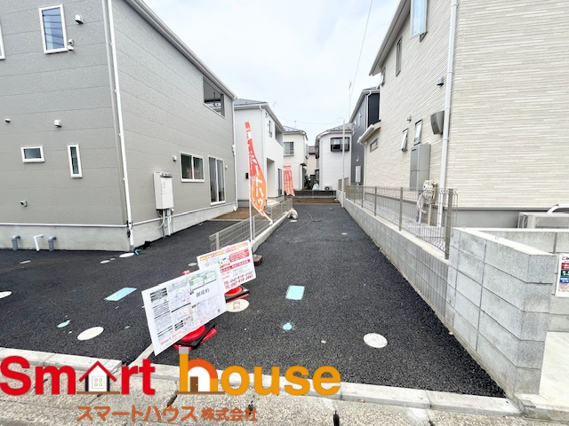 相模原市緑区町屋　第35　新築戸建ての前面道路含む現地写真|奥の家なのでそれまでの道のりです♪
