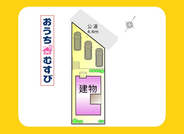 守山区翠松園3期(全3棟)の区画図