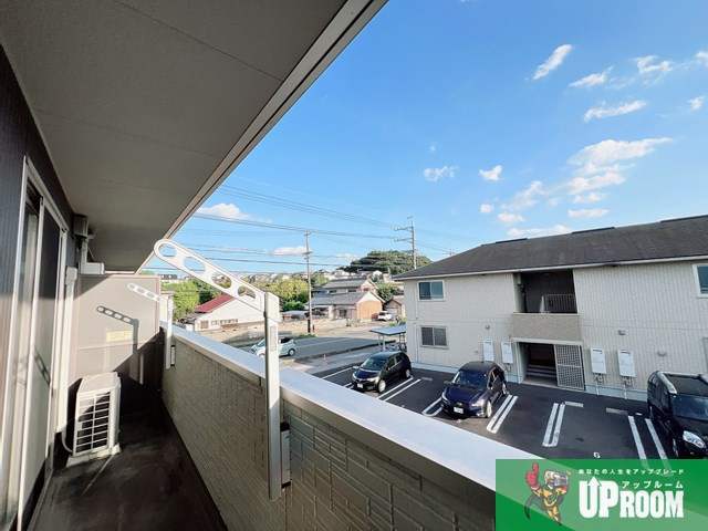 ムーンライト Ａ棟のバルコニー