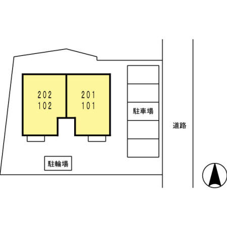 フォレスタⅡの区画図