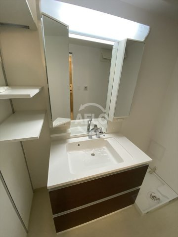 プレジオ本町の独立洗面台|プレジオ本町　洗面化粧台