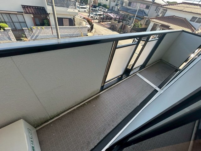 ハイツ王塚のバルコニー