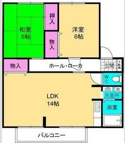 ハイツ王塚の間取り