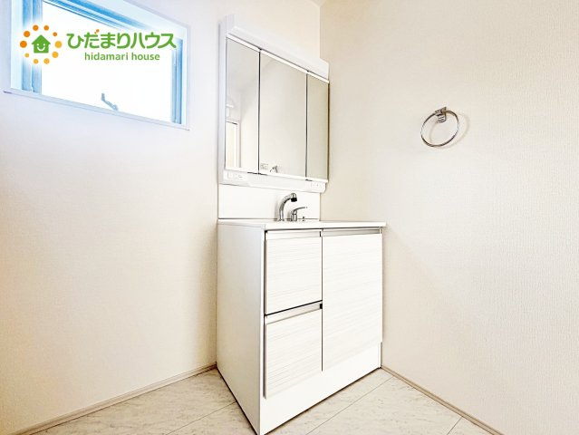 【独立洗面台】 | 第1笠間市笠間　新築戸建　3号棟 | シンプルで使い勝手の良い独立洗面台！