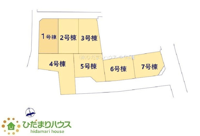 【区画図】 | 第1笠間市笠間　新築戸建　3号棟 | マイホームなら駐車場代がかかりません！