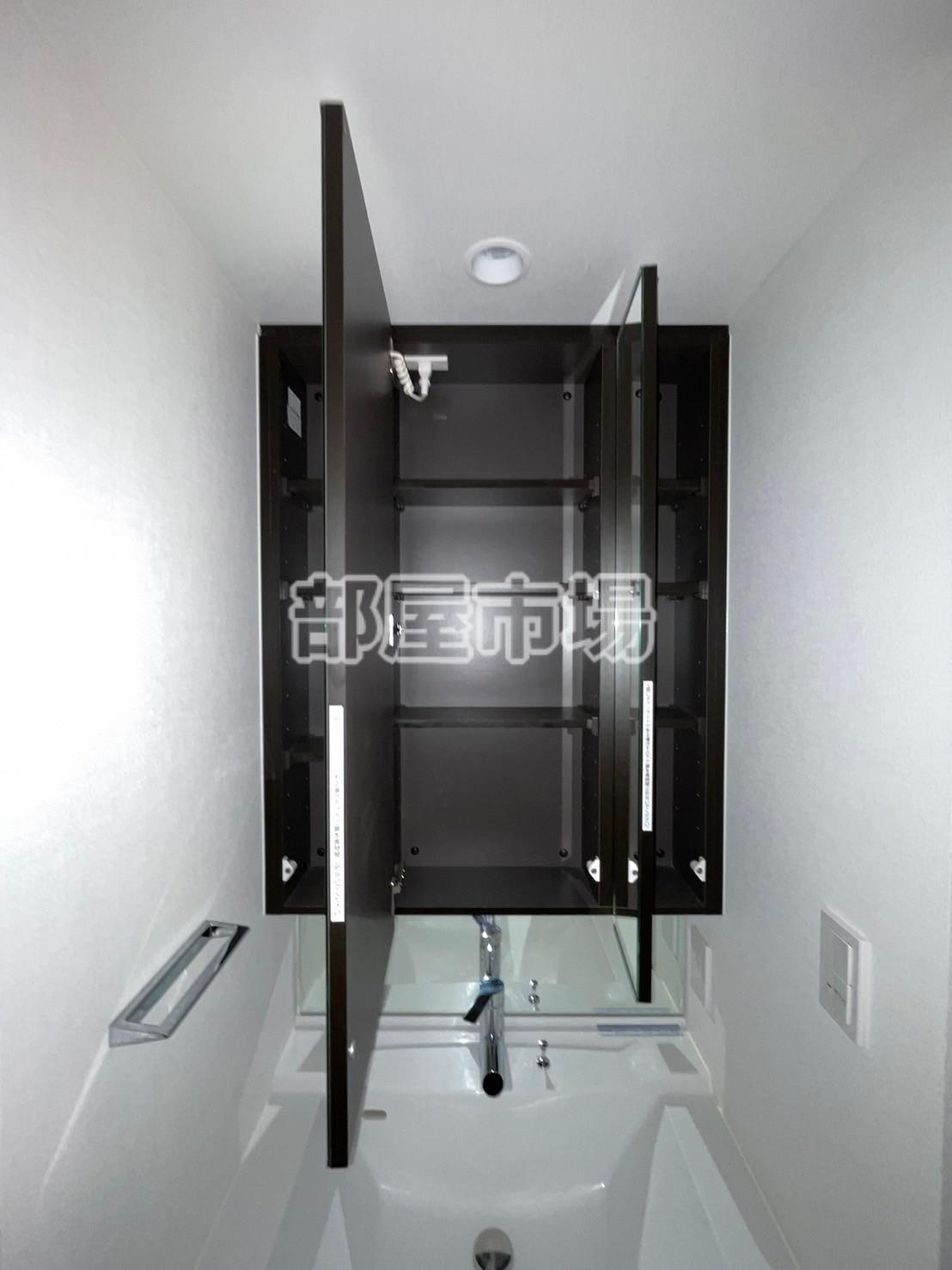 オーキッドレジデンス上野の洗面所|収納