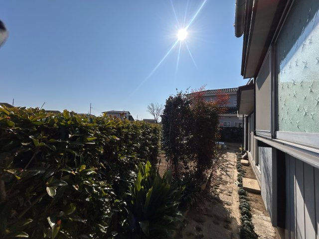 高崎市下小塙町　中古戸建ての庭