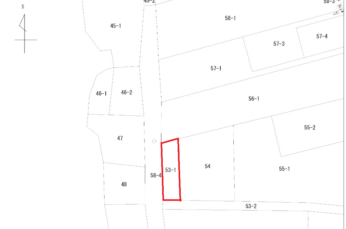 群馬県前橋市横手町 売土地の土地図