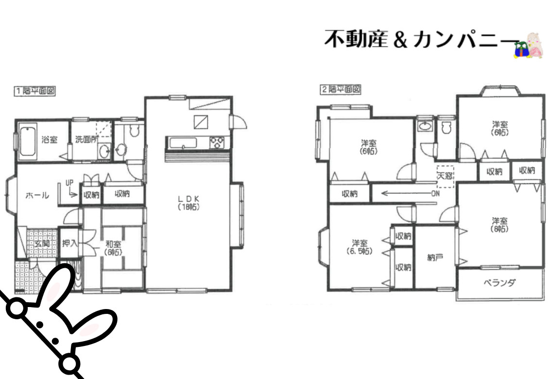 清住2丁目中古戸建の間取り