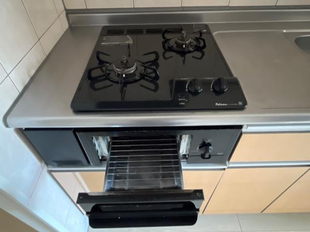 シュトラーセのキッチン|2口ガスコンロ