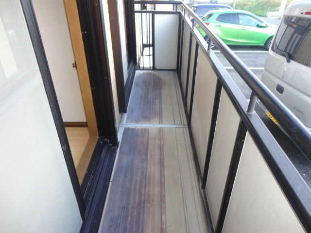 パセオみささぎ　Ａ棟のバルコニー