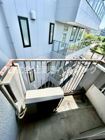 江坂はなヴィラのバルコニー