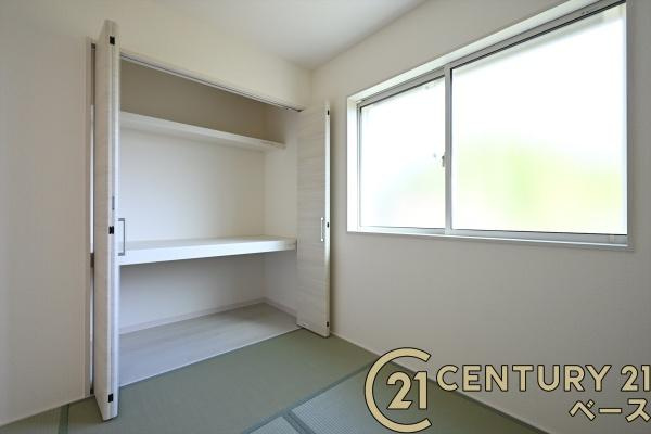 リーブルガーデン中町 １号棟 ／新築一戸建の収納|■現地撮影写真■和室にも収納スペース完備！