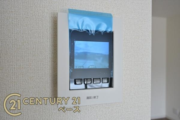 リーブルガーデン東辻 １号棟 ／新築一戸建の内装|■現地撮影写真■ＴＶモニター付きインターホンで防犯対策もバッチリ！来客も一目でわかり安心です！
