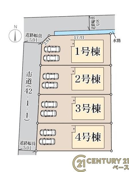 リーブルガーデン東辻 １号棟 ／新築一戸建の区画図|■こちらの物件は１号棟です！■