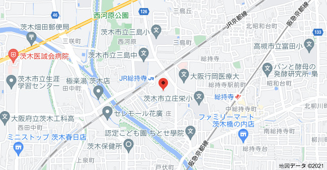 ライオンズ茨木ニューシティB街区（分譲）の地図