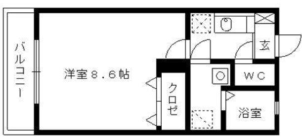 パティオ上津の間取り