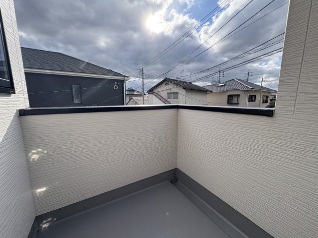 宗像市東郷5丁目1期のバルコニー