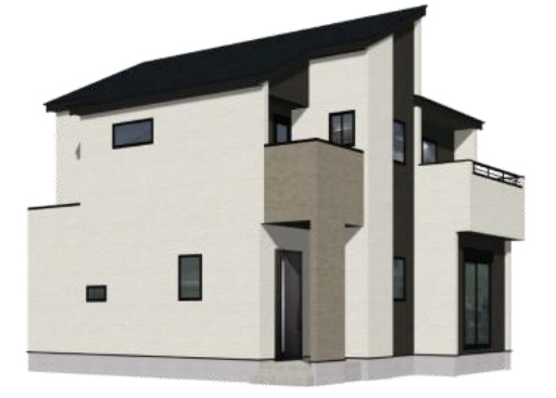 宗像市東郷5丁目1期の外観パース