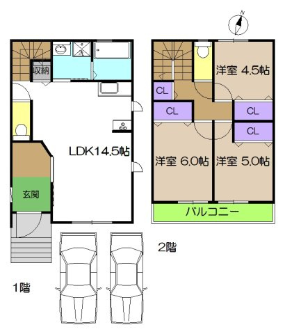 【間取り】 | 新築住宅　高知市一ッ橋町⑥号地