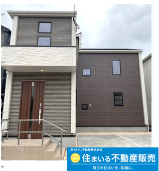 福岡市早良区重留7丁目　5号棟の外観パース