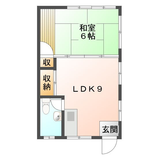 【間取り】 | 大城アパート（西川）