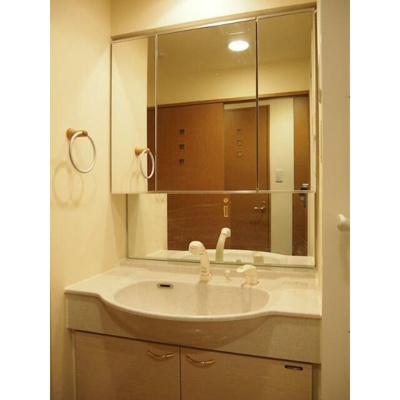 【独立洗面台】 | ルーブル浜田山 | 嬉しい独立洗面台付き。