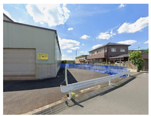 東大阪市池島町クレーン付倉庫・事務所の外観